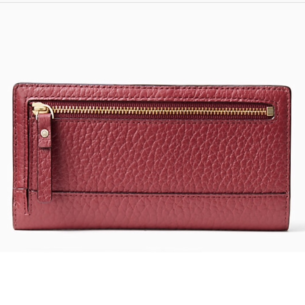 $199 NWT Kate Spade Bay Street Stacy-Black Cherry - Picture 3 of 4
